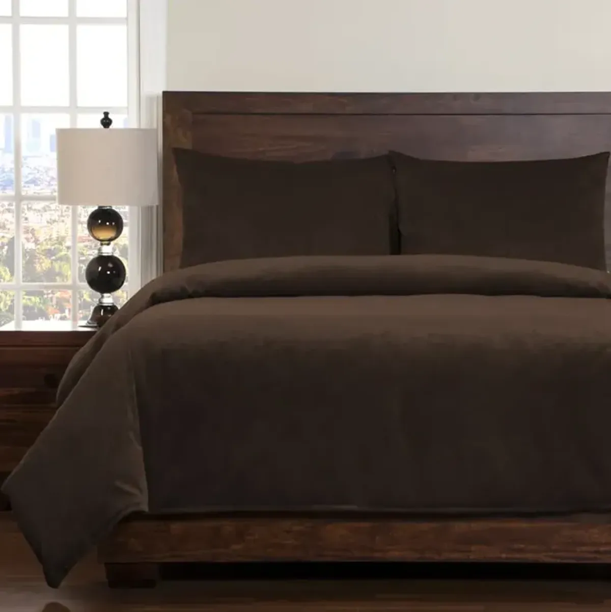 Padma King Duvet Set - Coffee Bean