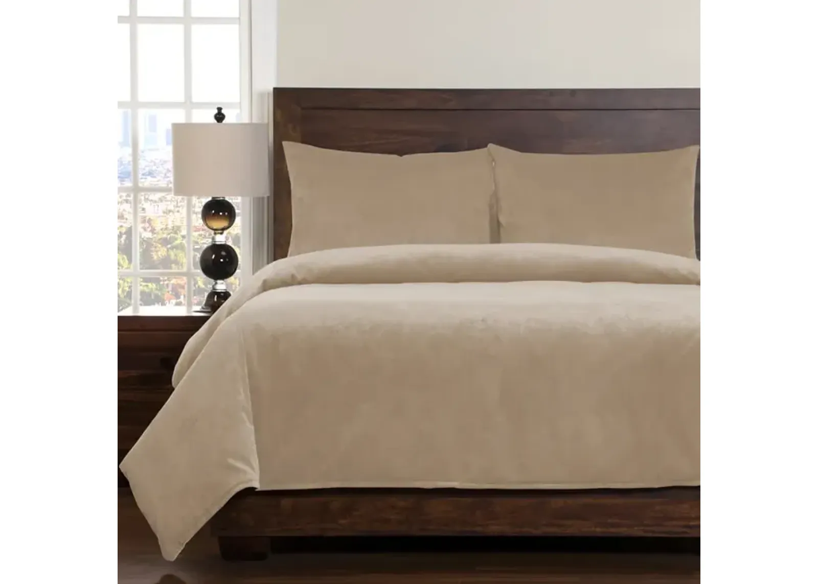 Padma Queen Duvet Set - Parchment