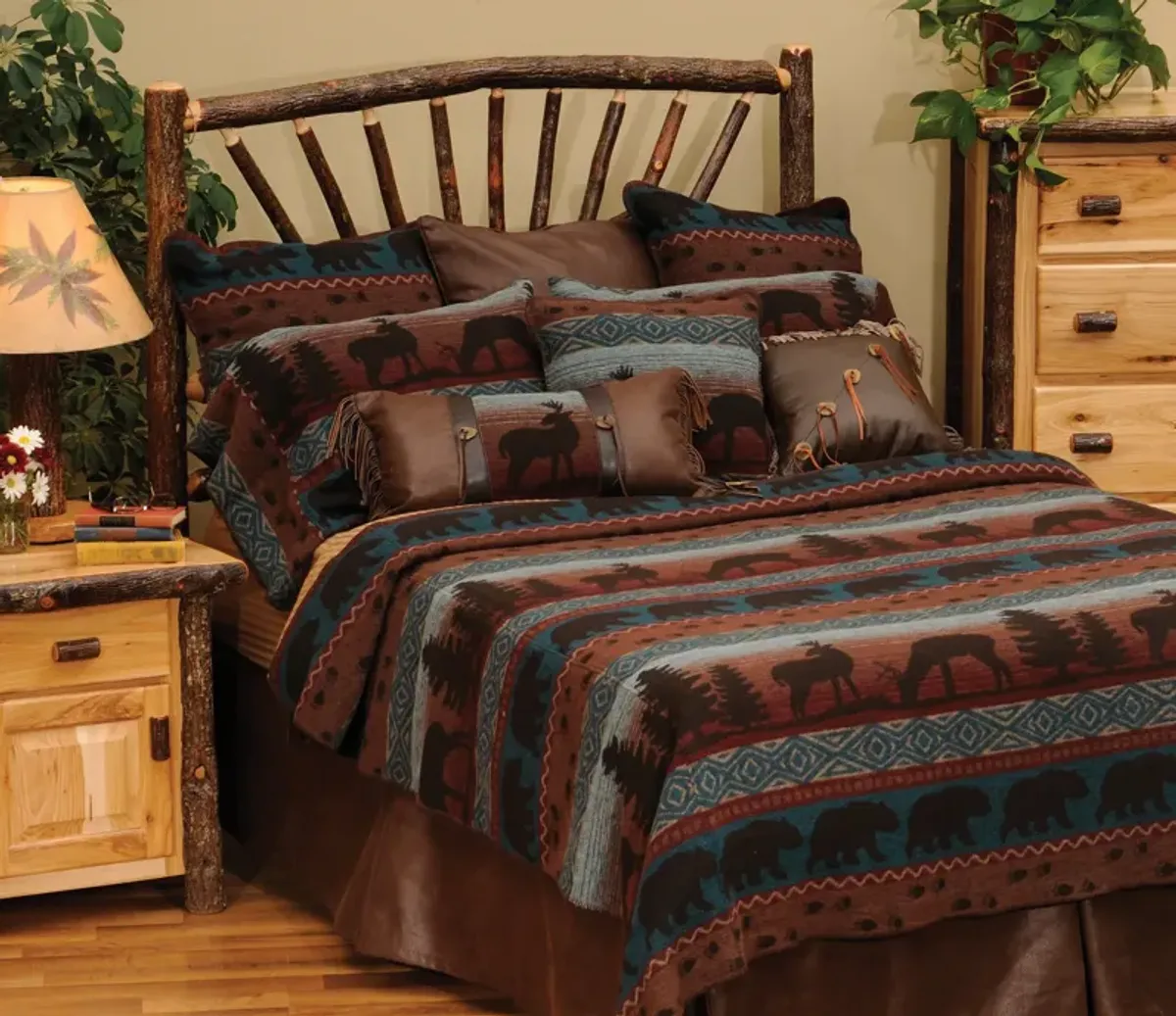 Deer Meadow Deluxe Bed Set - Queen