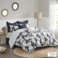 Mavis Reversible Queen Comforter Set