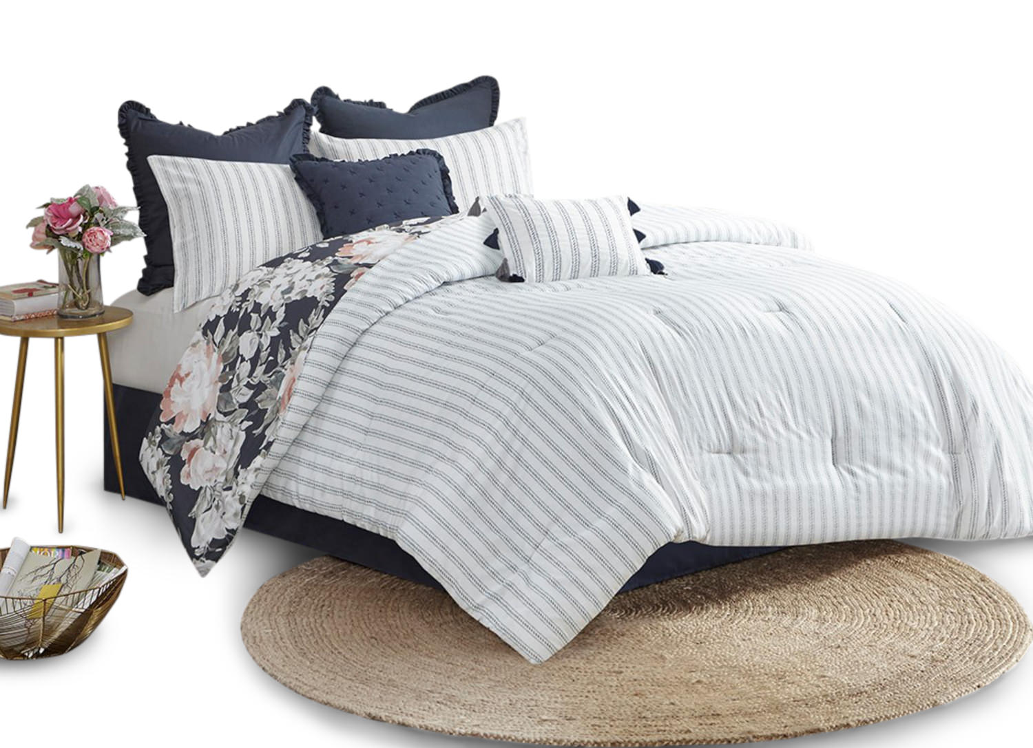 Mavis Reversible King Comforter Set