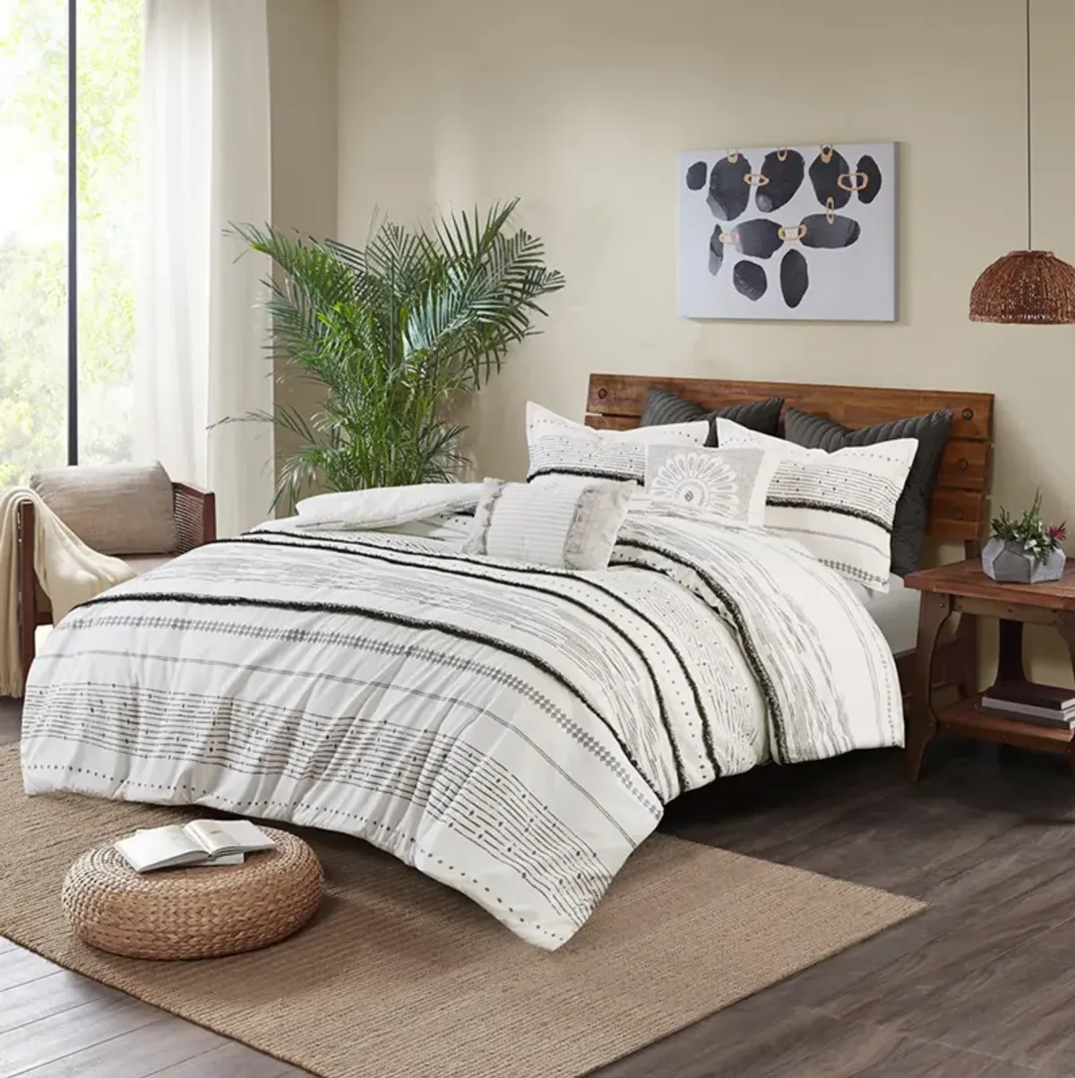 Nea 3 Piece Comforter Set - Full Queen