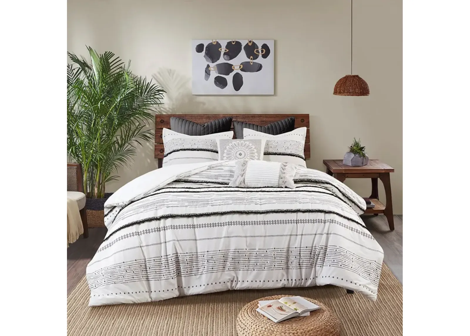 Nea 3 Piece Comforter Set - Full Queen