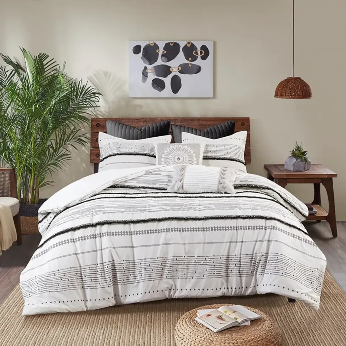 Nea 3 Piece Comforter Set - Full Queen