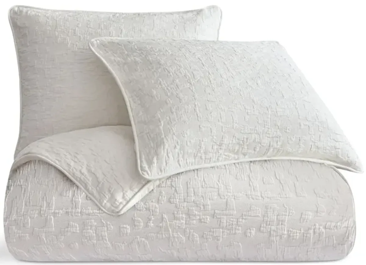 Porto Matelasse Vintage White Comforter Set