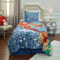 Travel Blue Twin Comforter Set