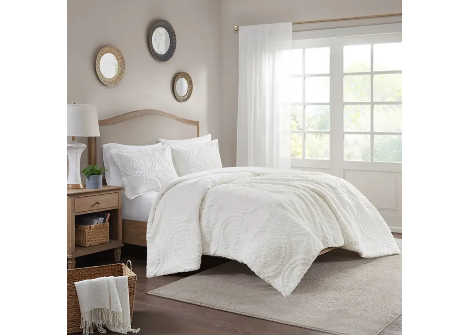 Arya Medallion Twin Comforter Set