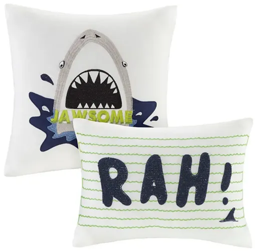 Shark Bite Full Qn Cotton Comforter Set