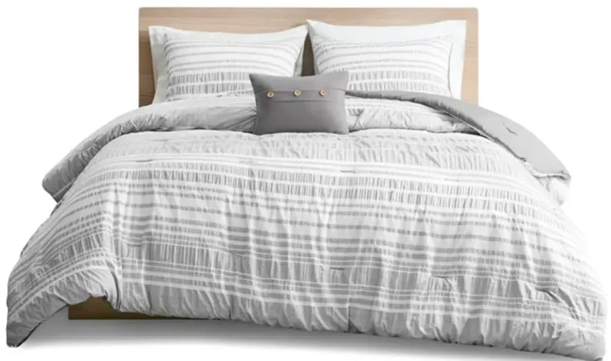 Loomie Striped 3 Pc Comforter Set