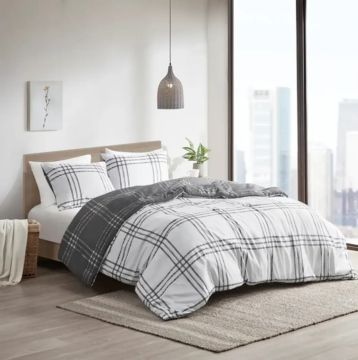 Peter Plaid Twin 2 Pc Comforter Set