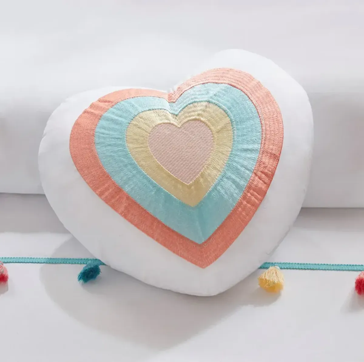 Tina Heart 3 Piece Comforter Set