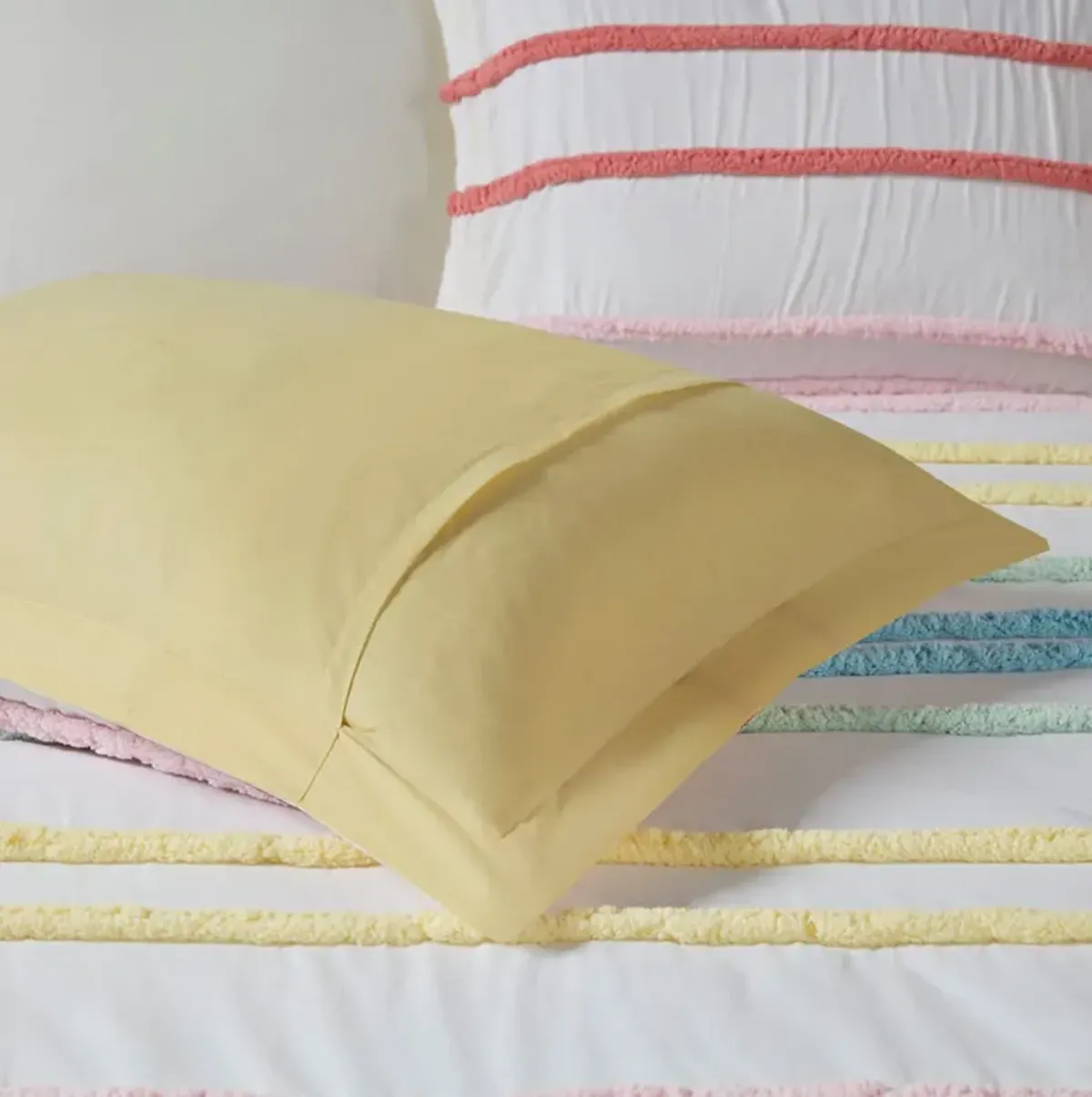 Hazeley Chenille 5 Pc. Pink Comforter Set