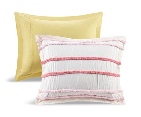 Hazeley Chenille 5 Pc. Pink Comforter Set