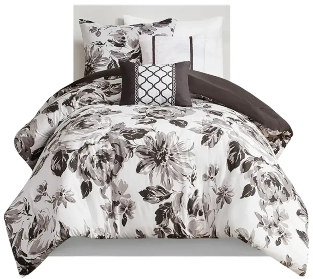Dorsey Floral Twin Bedding Set
