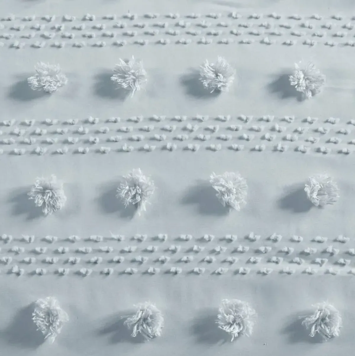 Lucy Clip Jacquard Full Queen Bedding Set