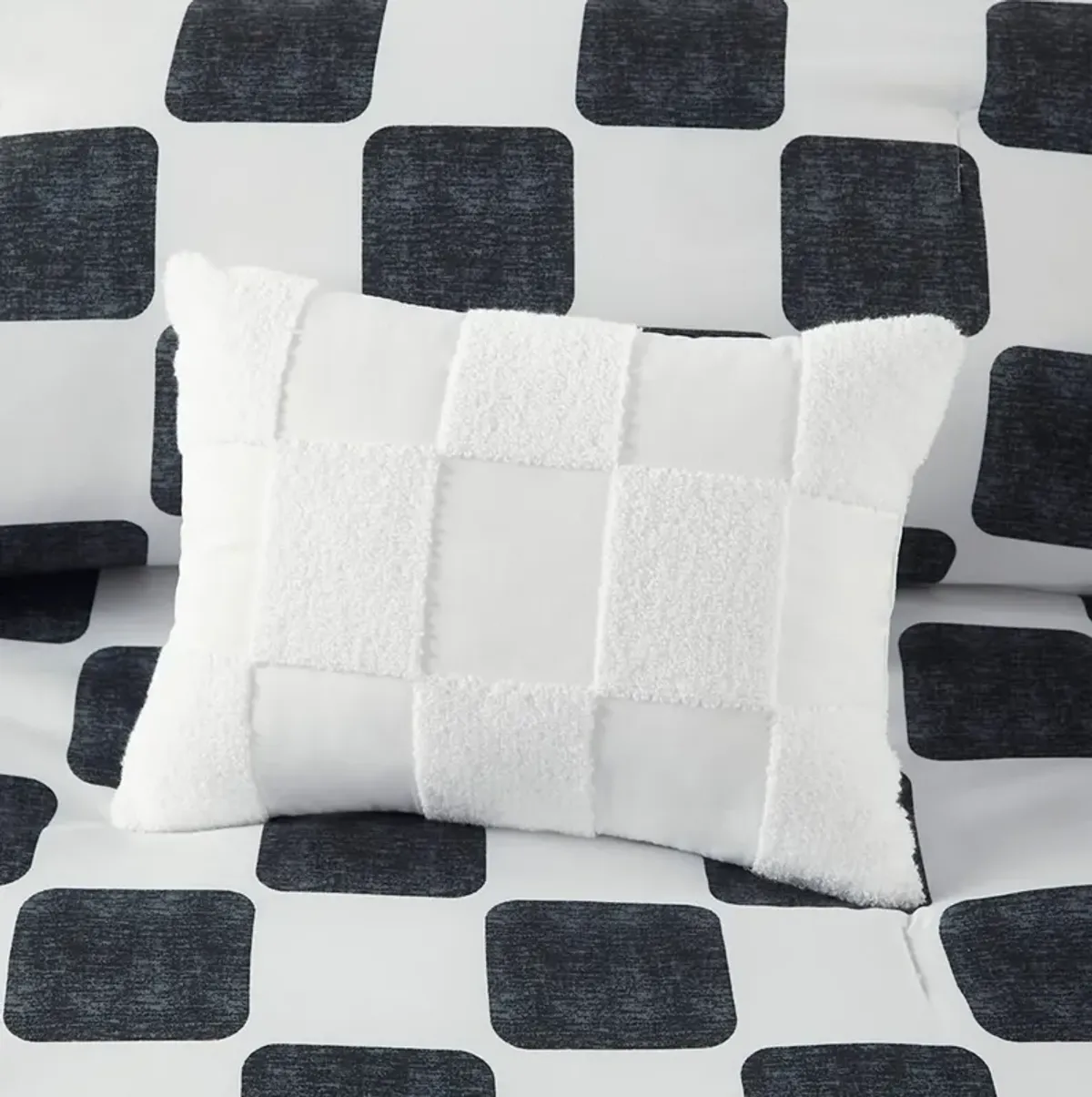 Miley Checkered Full Queen Bedding Set