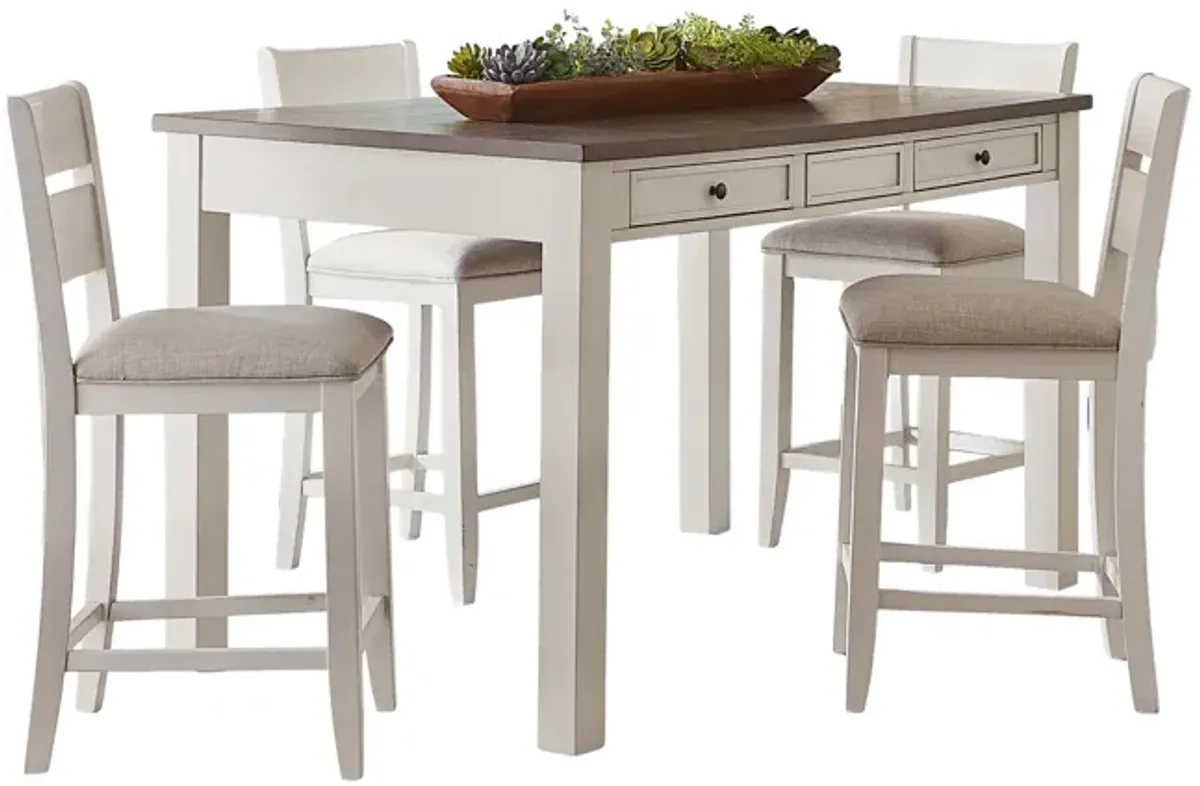 Kyle Counter Table And 4 Stools