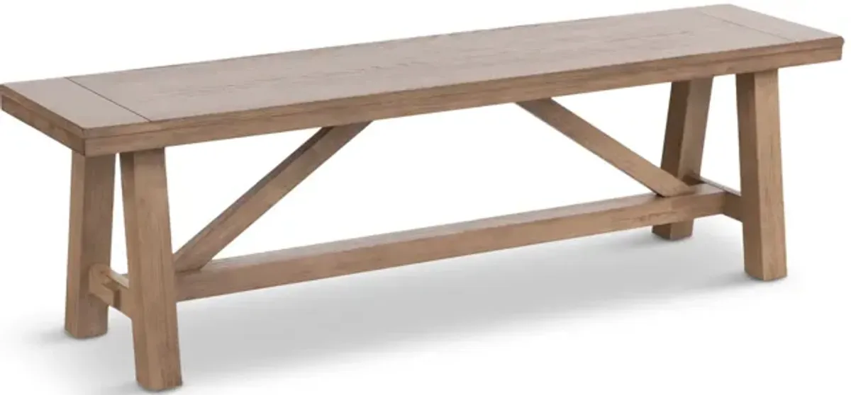Dakota Oak Dining Bench