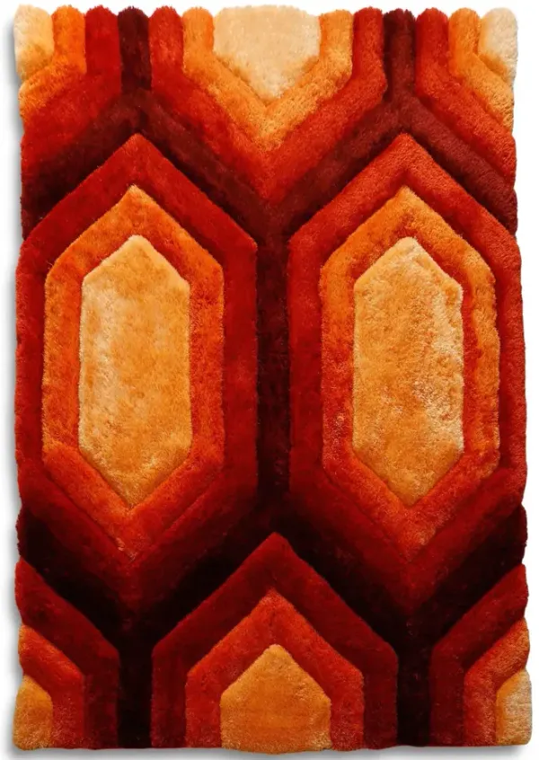 Mateos Sunset Area Rug - 3 6  X 5 6 
