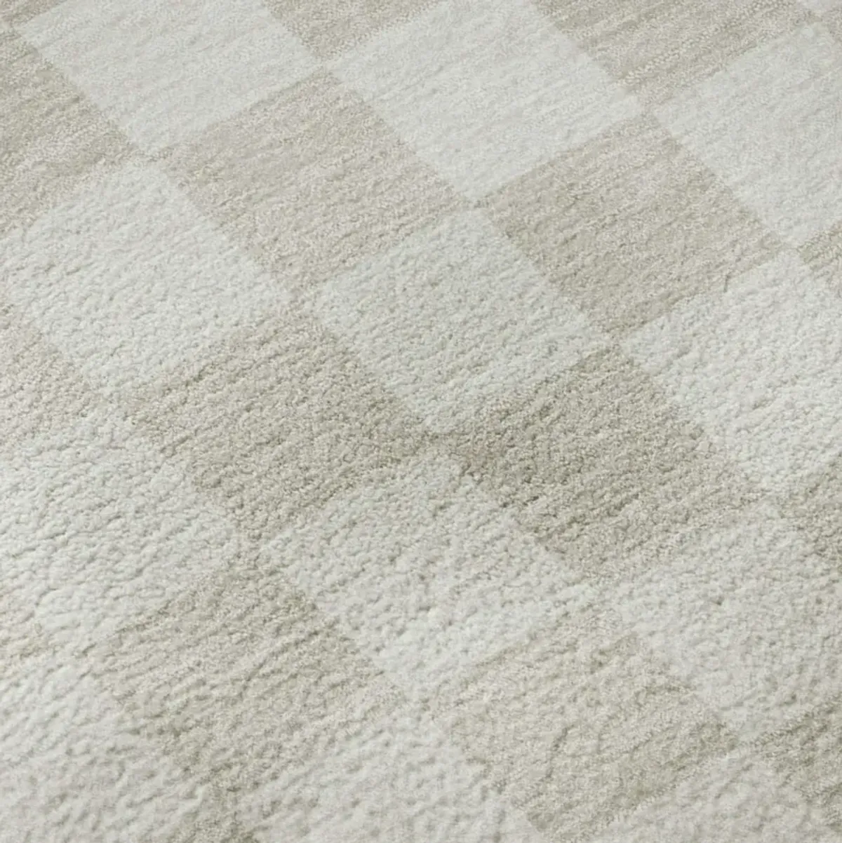 Checkmate Linen Area Rug - 5 0  X 7 6 