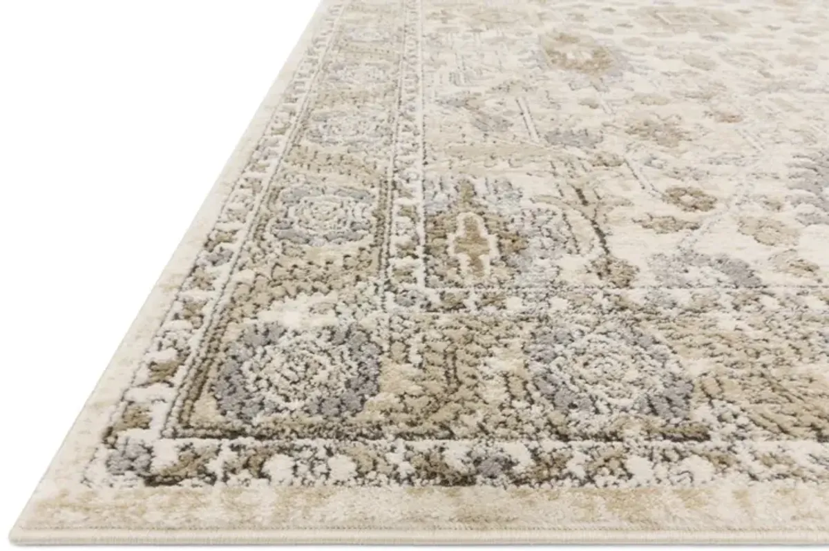 Teagan Ivory Sand Area Rug - 5 3  X 7 6 