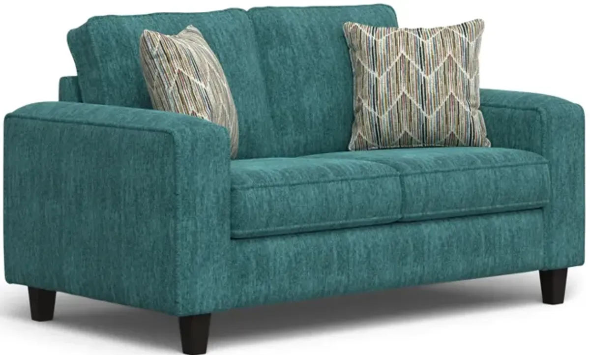 Scarlet Loveseat - Jade