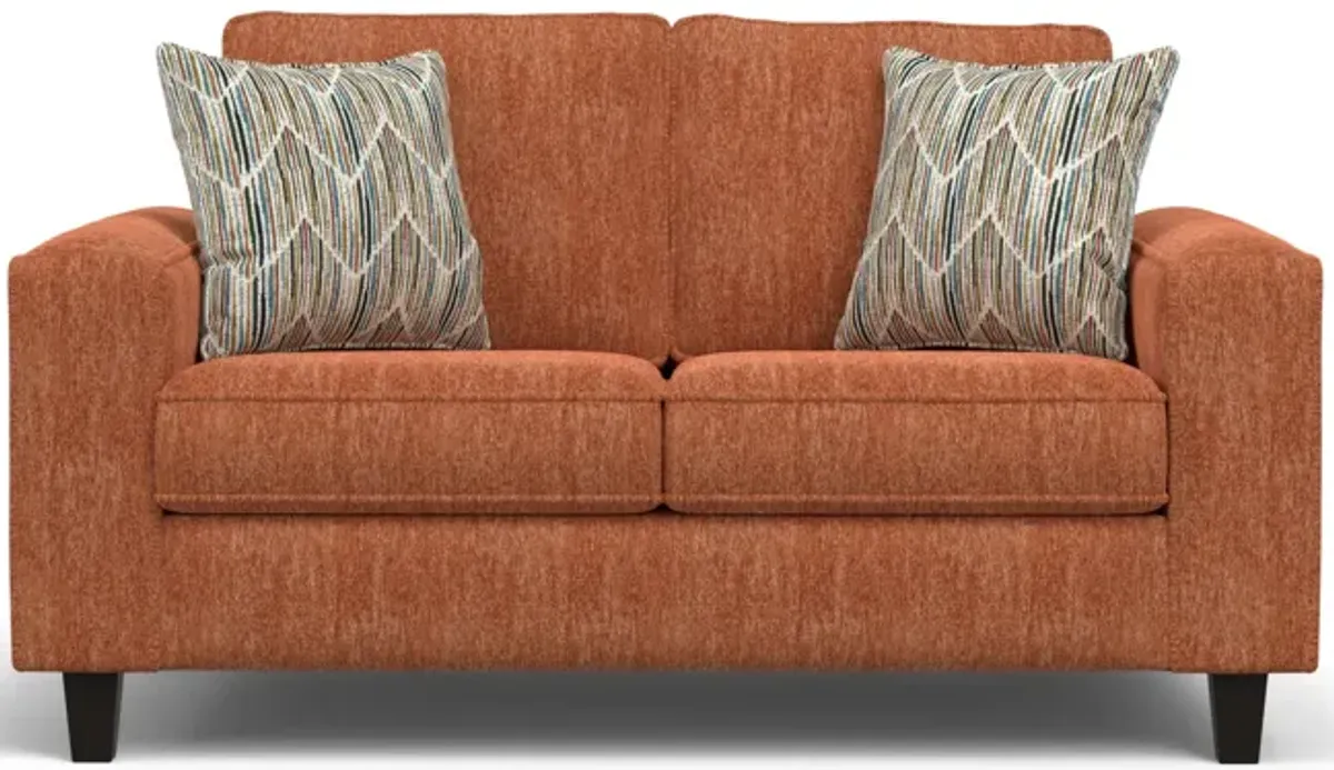 Scarlet Loveseat - Sunset