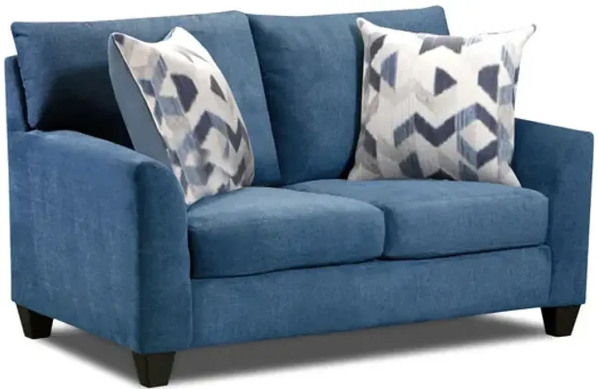 Everly Loveseat - Blue