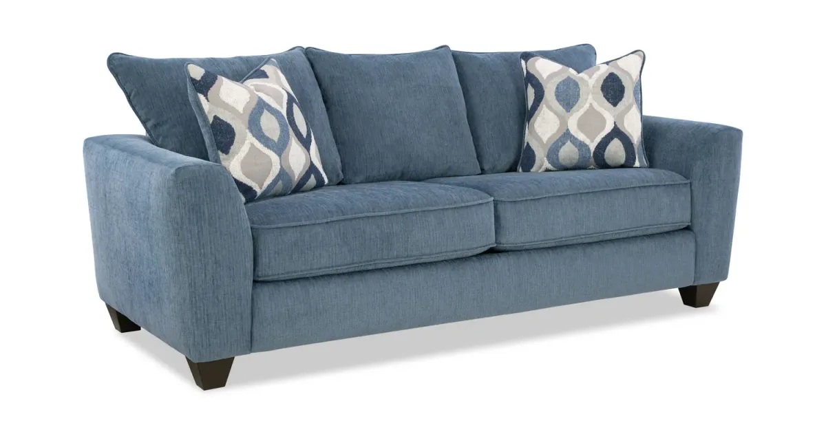 Monroe Queen Sleeper Sofa - Blue