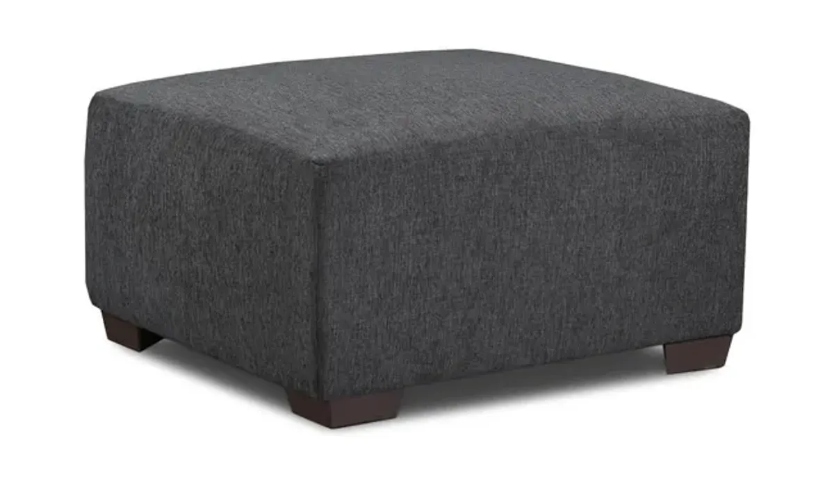 Crew Ottoman - Charcoal