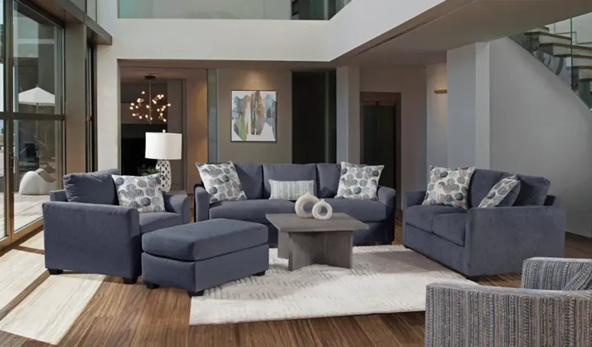 Corbin Sofa - Navy