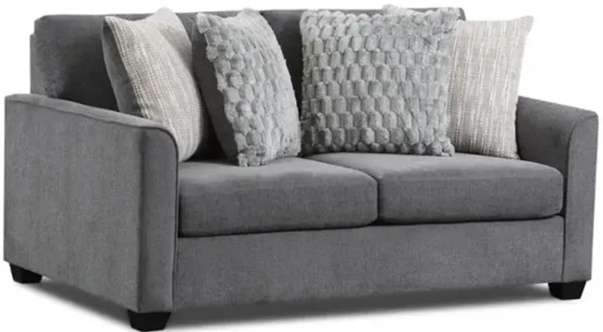Sadie Loveseat - Charcoal
