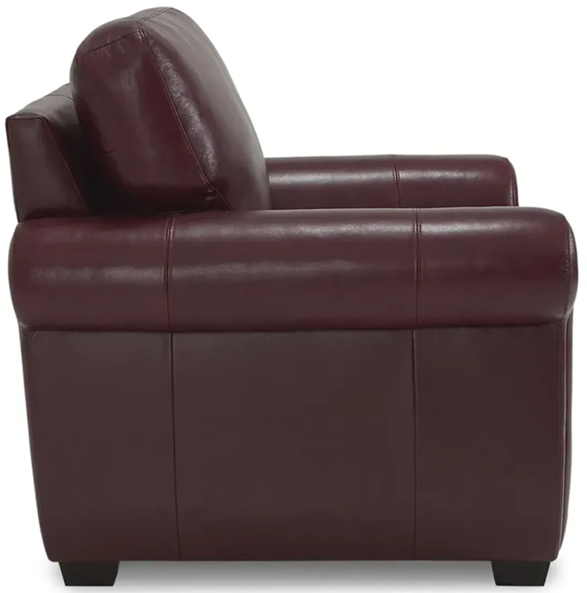 Anza Leather Chair - Garnet