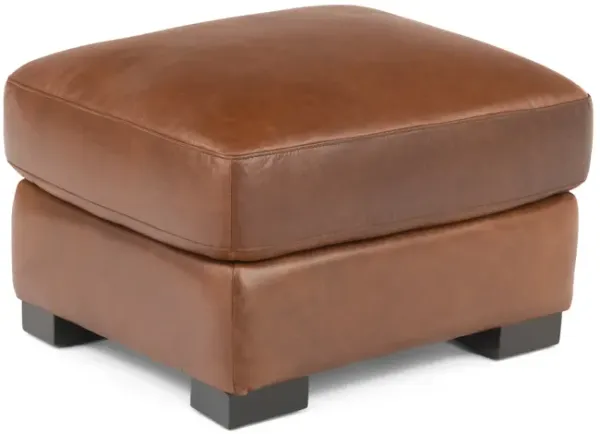 Finn Leather Ottoman