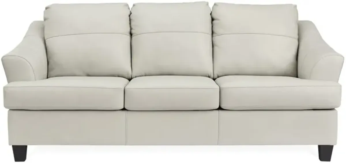 Merida Leather Sofa - Coconut