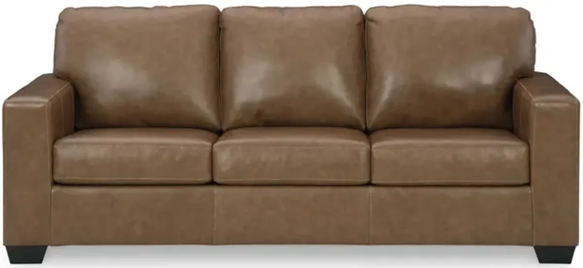 Mulan Leather Sofa - Caramel