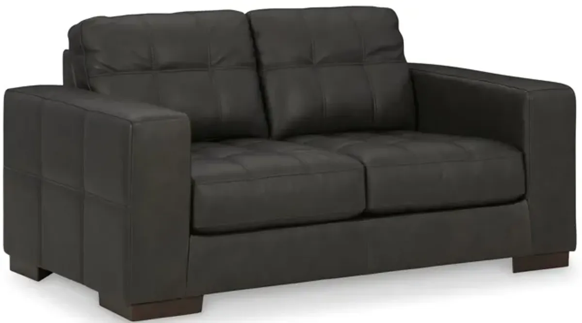 Tiana Leather Loveseat