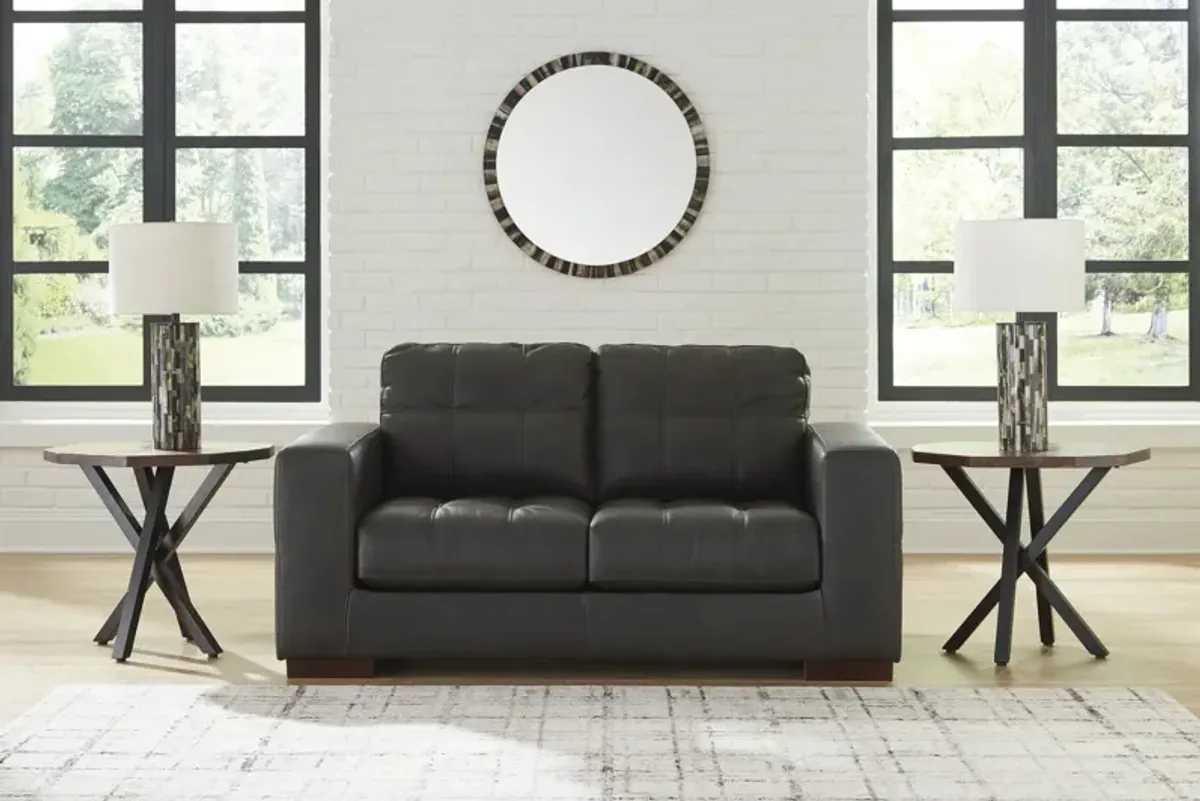 Tiana Leather Loveseat