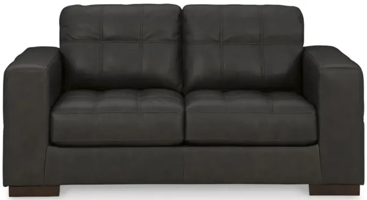 Tiana Leather Loveseat