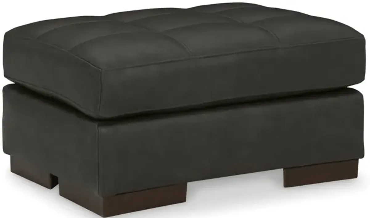 Tiana Leather Ottoman