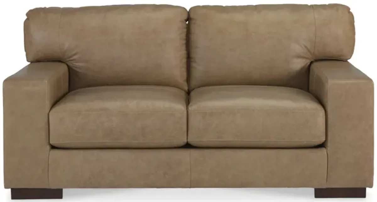 Jasmine Leather Loveseat