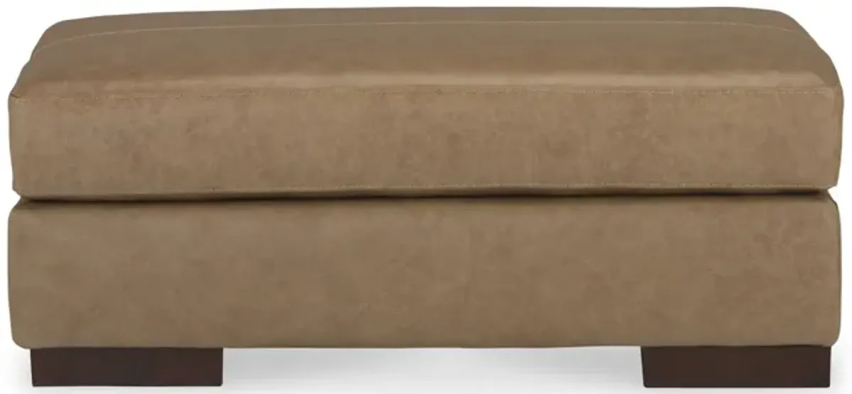 Jasmine Leather Ottoman