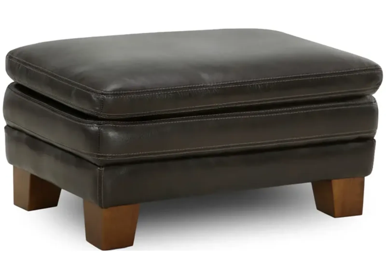 Kodiak Leather Ottoman