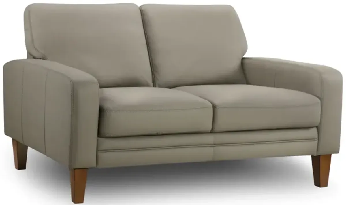 Bethel Leather Loveseat