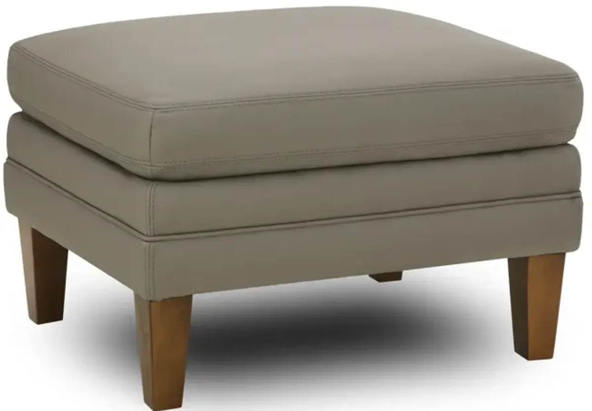 Bethel Leather Ottoman