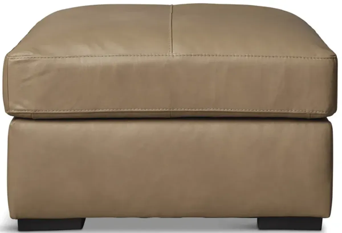 Naveen Leather Ottoman