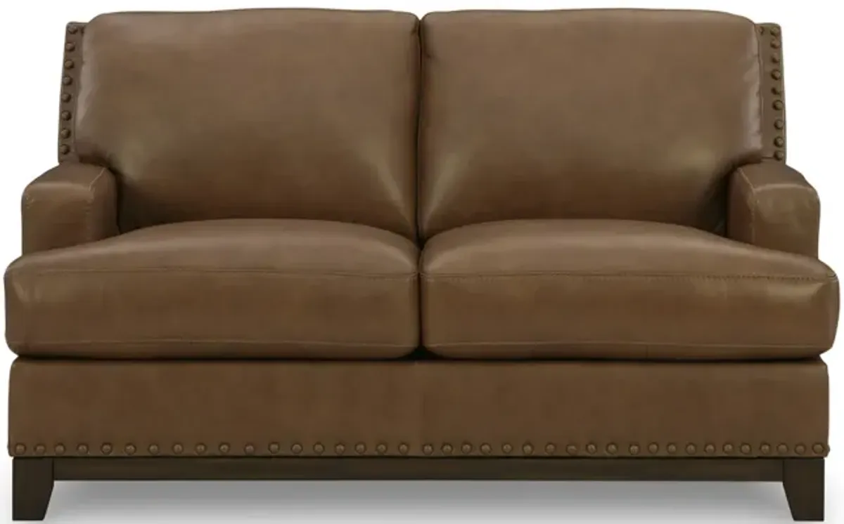Benedict Leather Loveseat