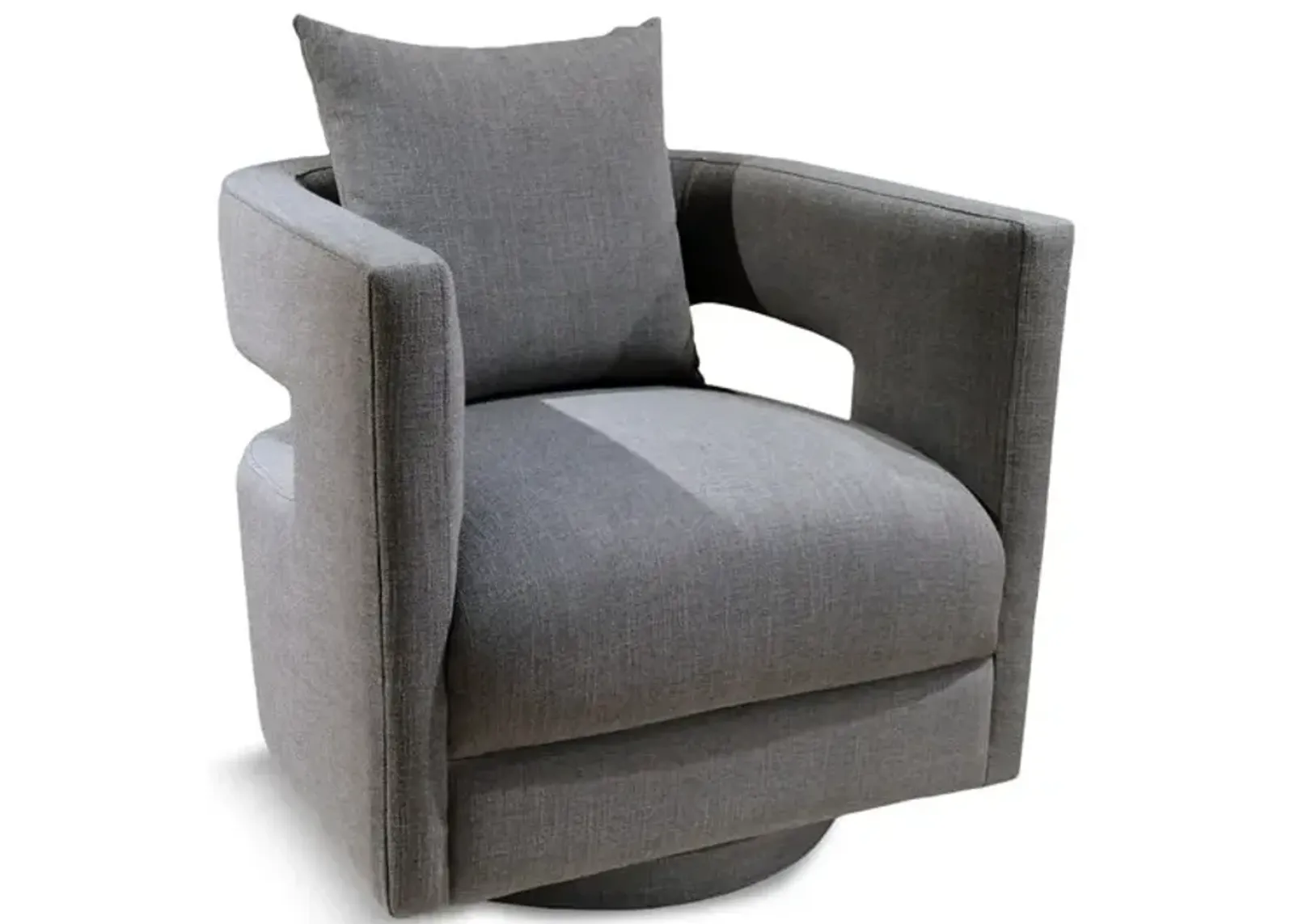 Madelyn Swivel Chair - Grey