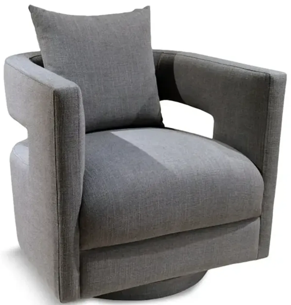 Madelyn Swivel Chair - Grey