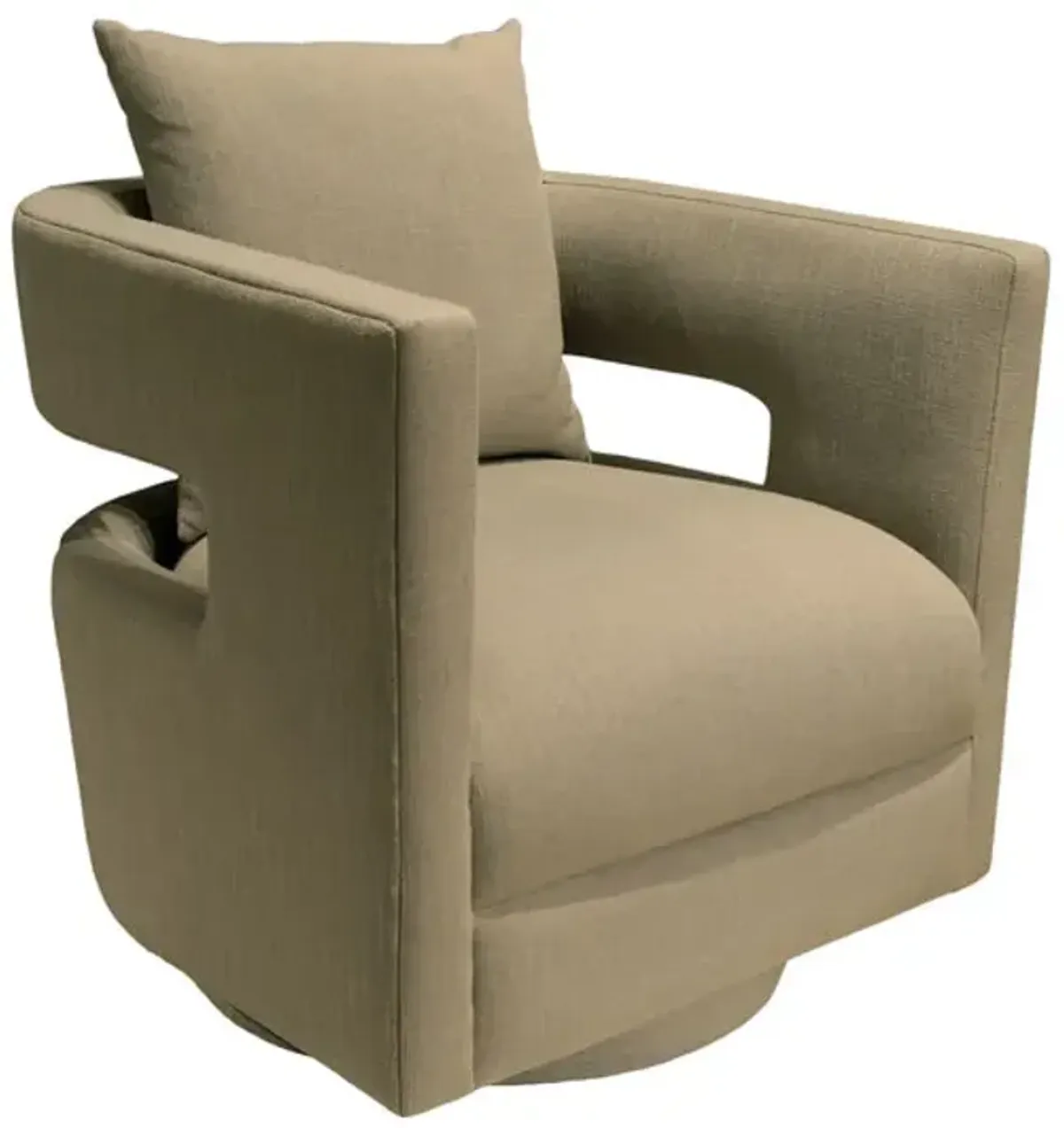 Madelyn Swivel Chair - Tan